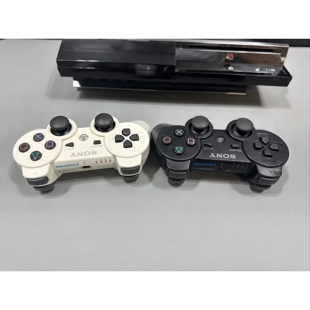 Sony PlayStation 3 PS3 CECHE01 80GB Black Console System Backwards Compatible